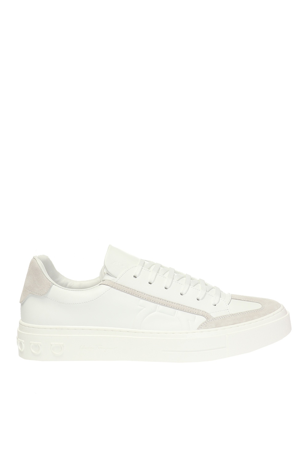 Ferragamo clearance borg sneaker